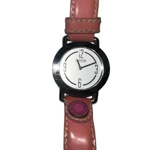 Authentic Coach Pink Leather Strap Watch ****Needs a new Battery Coach 14504565 Women main image 4